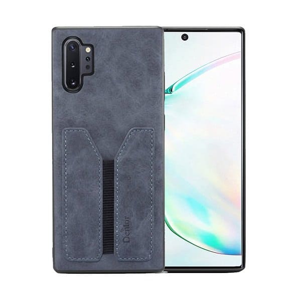 Grey Denior Samsung Galaxy Note 10 Plus Leather Case Wallet Cover Grey Denior Samsung Galaxy Note 10 Plus Leather Case Wallet Cover
